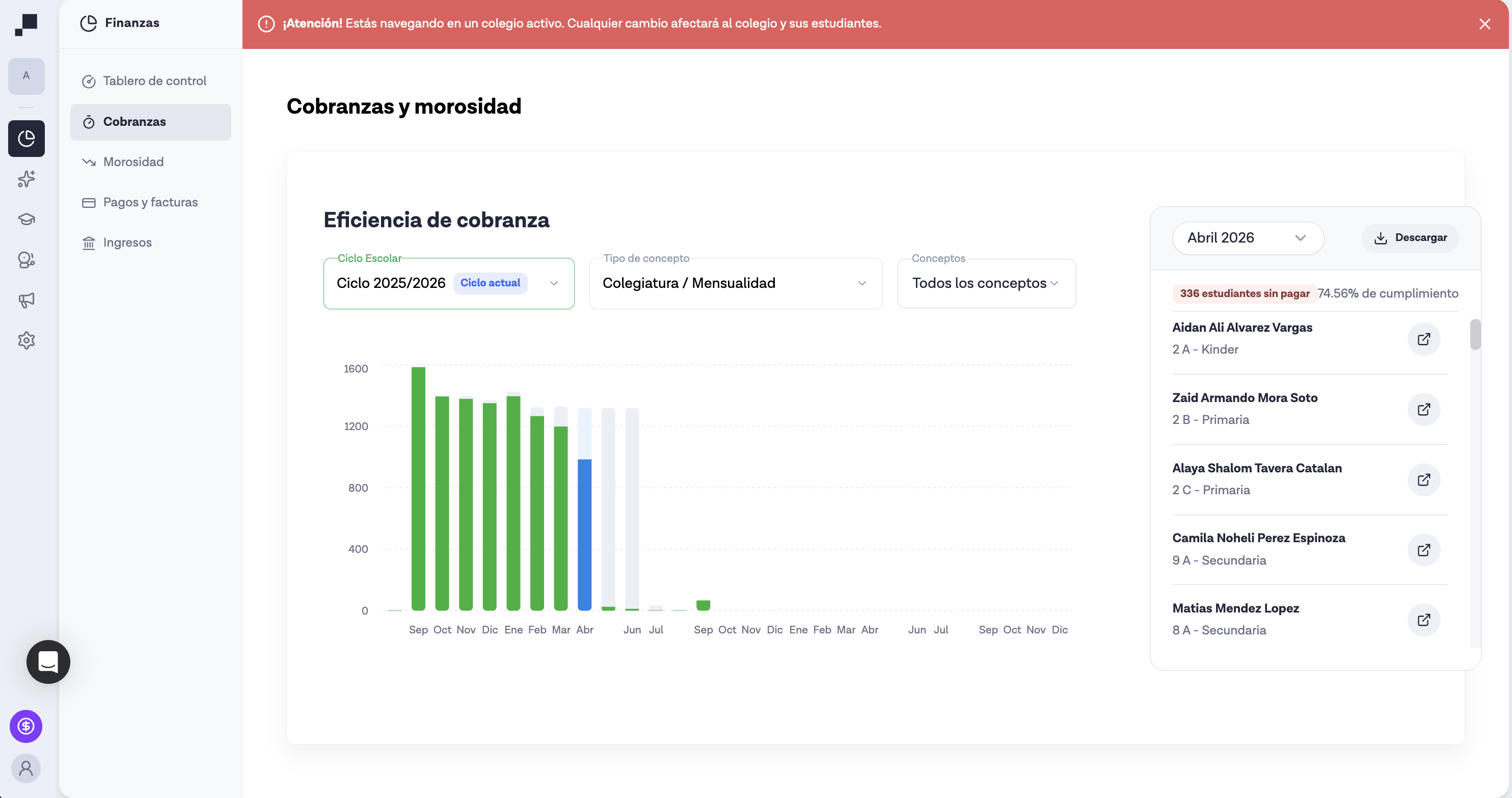 Cometa Collections Dashboard